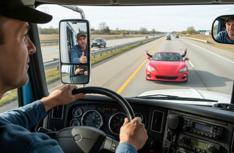 How do I handle a difficult or aggressive driver on the road?