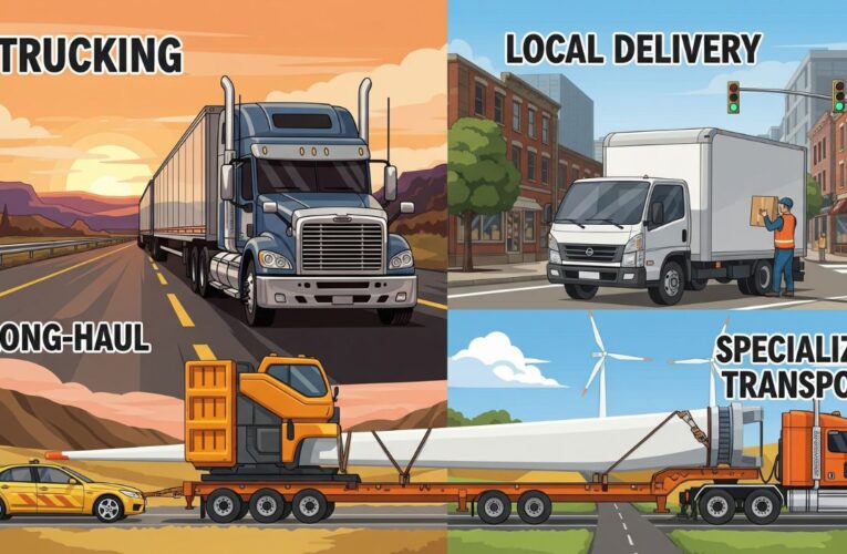 What are the different types of trucking jobs (OTR, regional, local, dedicated, etc.)?