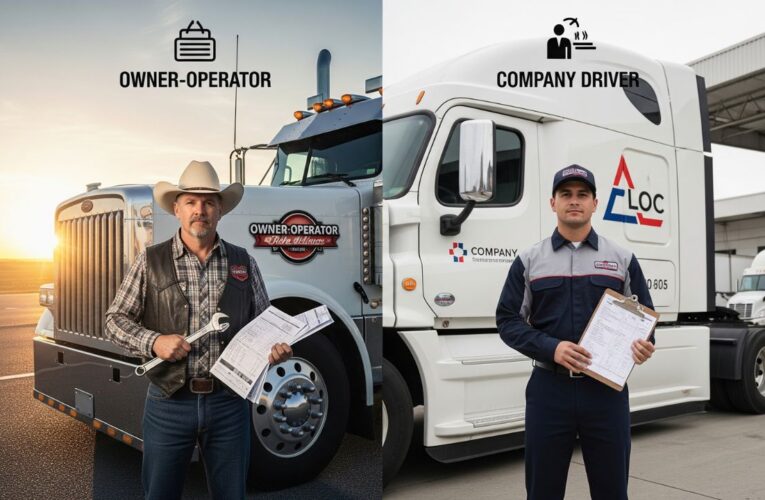 What are the pros and cons of being an Owner-Operator vs. a company driver?
