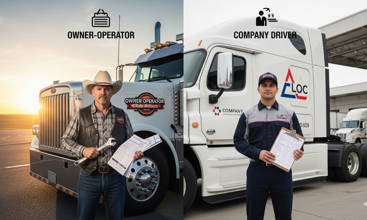 What are the pros and cons of being an Owner-Operator vs. a company driver?