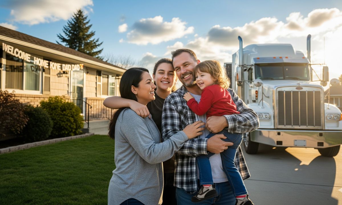 What is the typical home-time policy for OTR drivers?