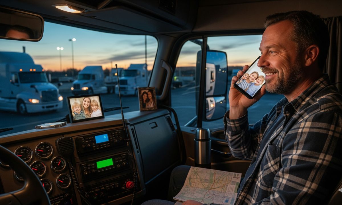 How do I stay in touch with family on the road?