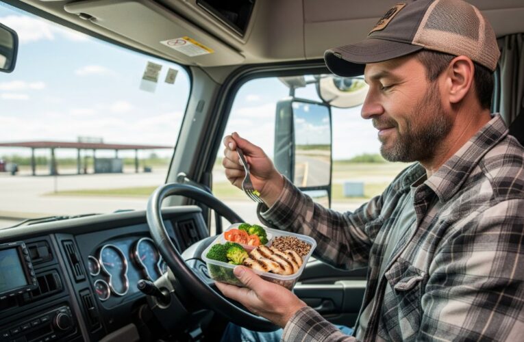 What’s the best way to eat healthy as a truck driver?