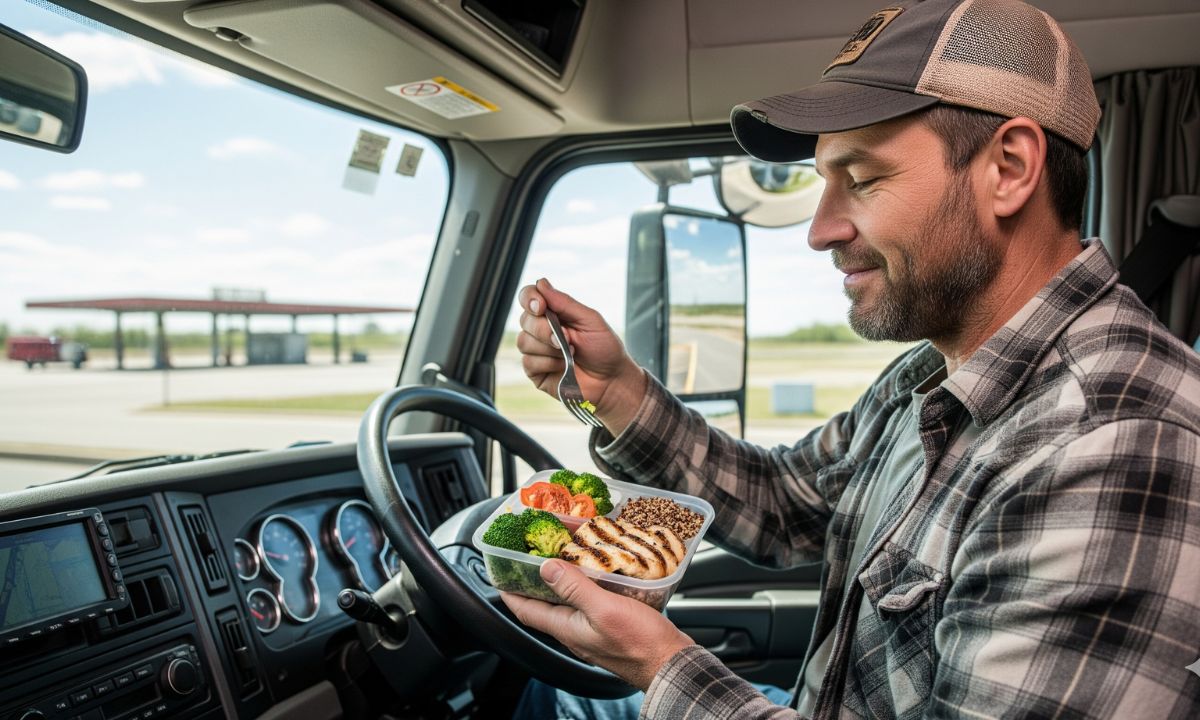 What's the best way to eat healthy as a truck driver?