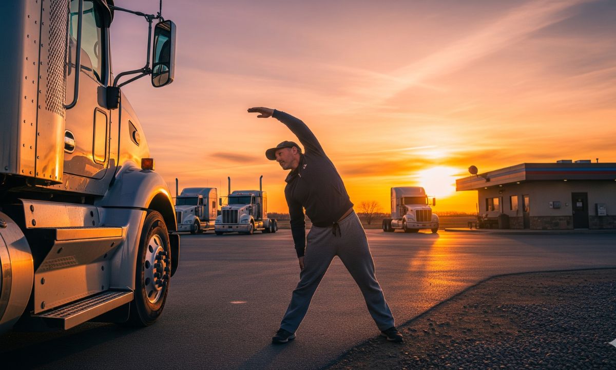 How do I exercise on the road?