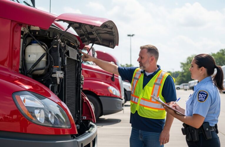 Handling a DOT Inspection: A Complete Guide for Truck Drivers