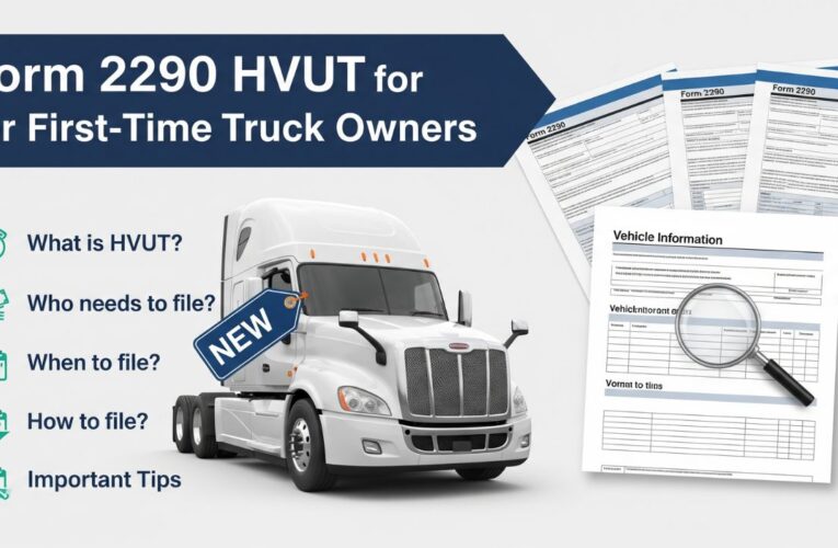 Form 2290 HVUT for First-Time Truck Owners