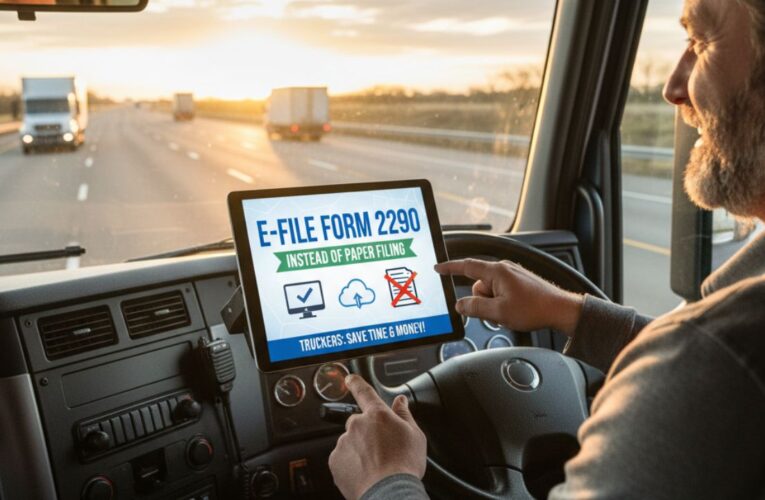 Why E-File Form 2290 Instead of Paper Filing?