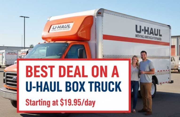 Getting a U-Haul Box Truck for Your Hotshot Startup at the Best Rate