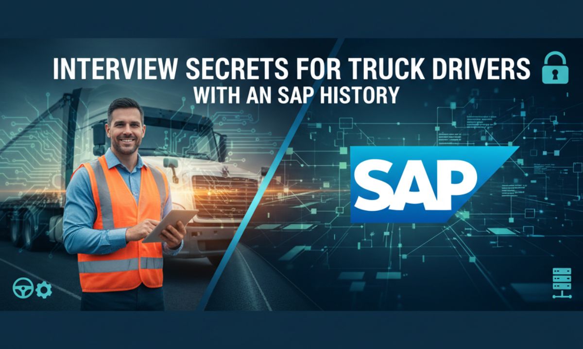 Secrets to Interview Prep for Truck Drivers with an SAP Record