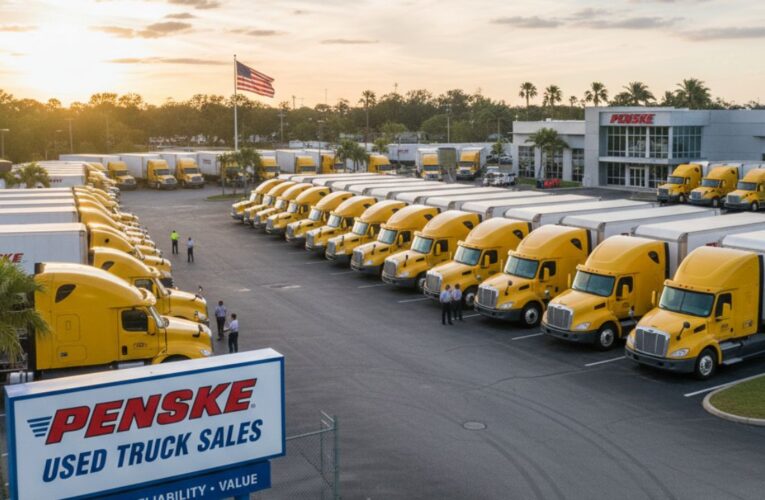Penske Used Truck Sales: The View through an Open Window on Inventory and Pricing