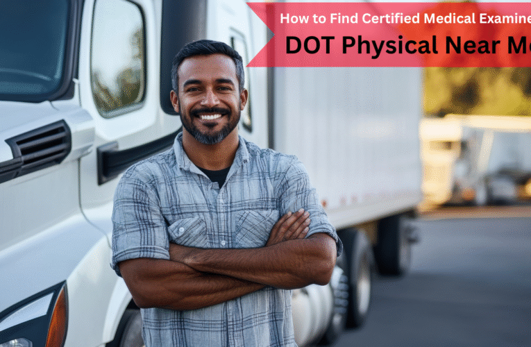 DOT Physical Near Me: How to Find Certified Medical Examiners